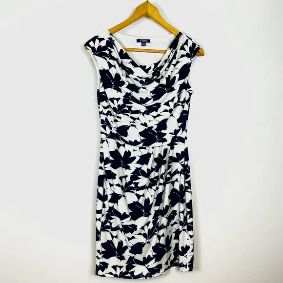 chaps blue floral dress European Summer Maxi Slit Dress-Baby Blue